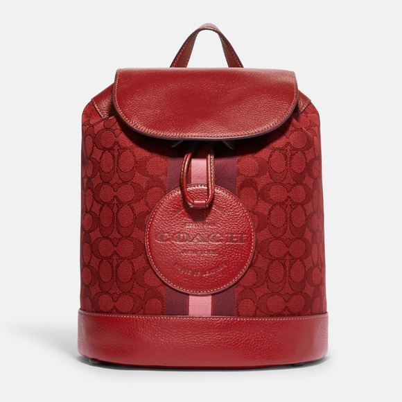 Coach Dempsey Drawstring Backpack With Stripe And Coach Patch NEW - Picture 1 of 4